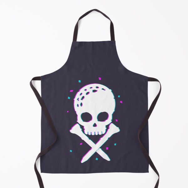 Item preview, Gift Idea Golf Skull Glict designed and sold by ConnyWiesner.