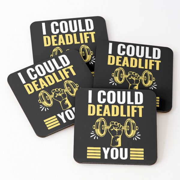 Item preview, I Could Deadlift You | Motivational Gym Quotes  designed and sold by chetan786.