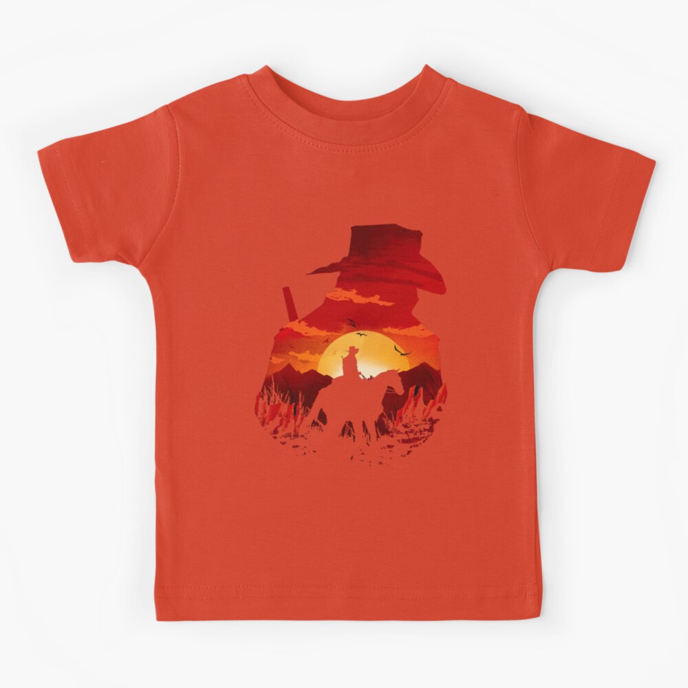 Red Sunset Cowboys T-Shirt Men Women Red Sunset Cowboys T-Shirt Men Women