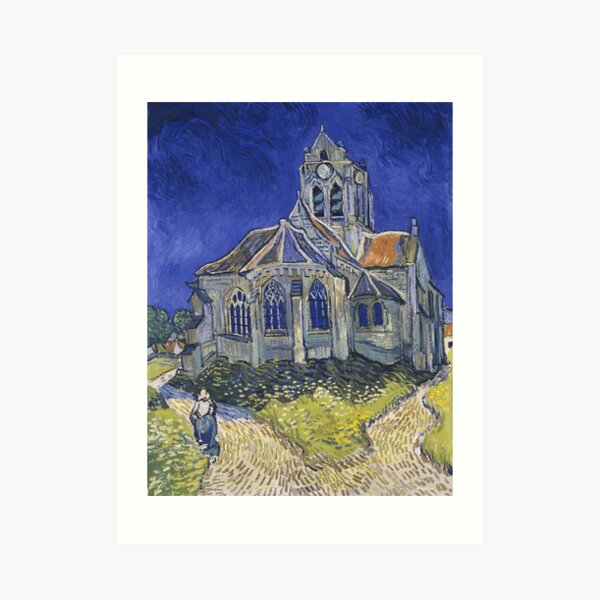 The Church at Auvers by Vincent van Gogh Art Print