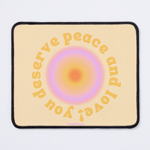 Item preview, You Deserve Peace and Love - YELLOW - From Feed designed and sold by tangelos.