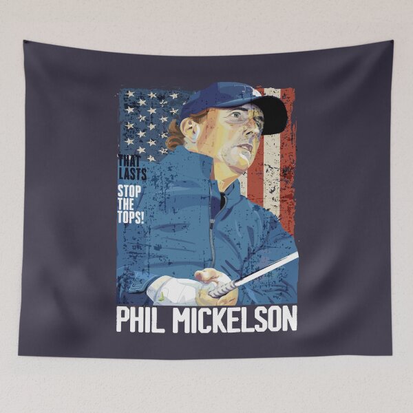 Item preview, Light Blue Phil Mickelson lefty Golf Legend designed and sold by ConnyWiesner.