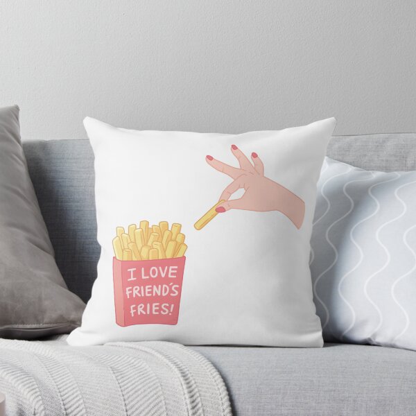 Item preview, I Love Friends Fries Funny Pun designed and sold by rustydoodle.