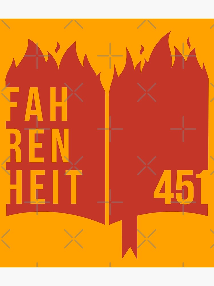 Fahrenheit 451 Art Board Print for Sale by intueri