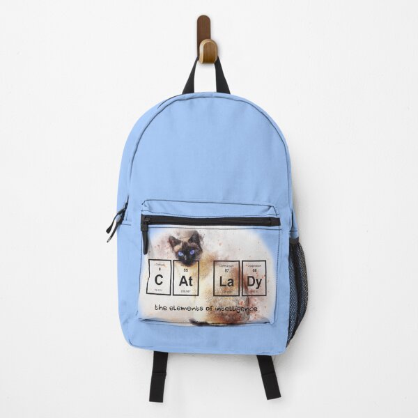 Item preview, Siamese Cat Lady the Elements of Intelligence Periodic Table of Elements Cat Mom Meow Periodical Words designed and sold by Siela.