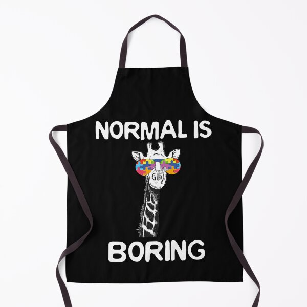 Item preview, Normal Is Boring Autism Awareness Giraffe Autist Funny Gift designed and sold by HaaChris-Artis.