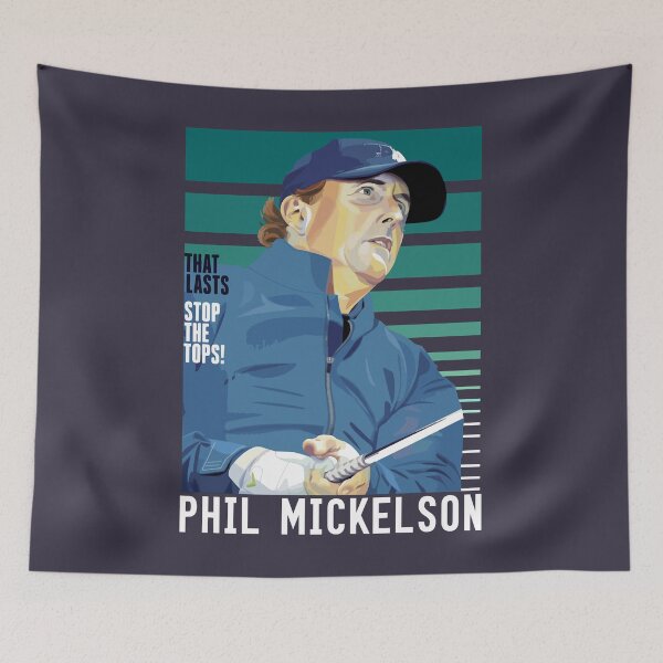 Item preview, Navy Phil Mickelson lefty Golf Legend designed and sold by ConnyWiesner.