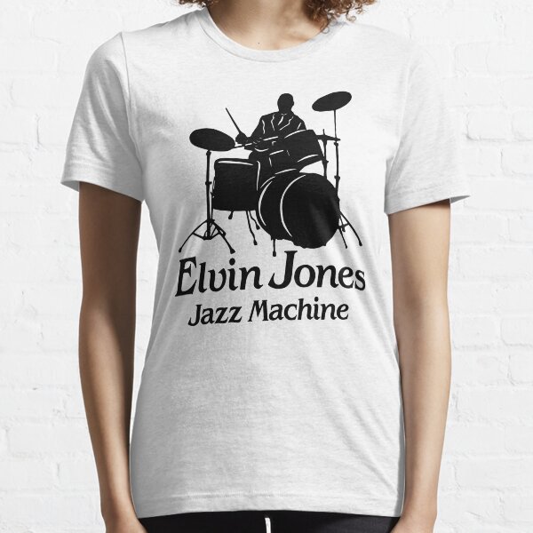Details about   New Elvin Jones Drummer jazz music Black Logo T Shirt S-3XL 
