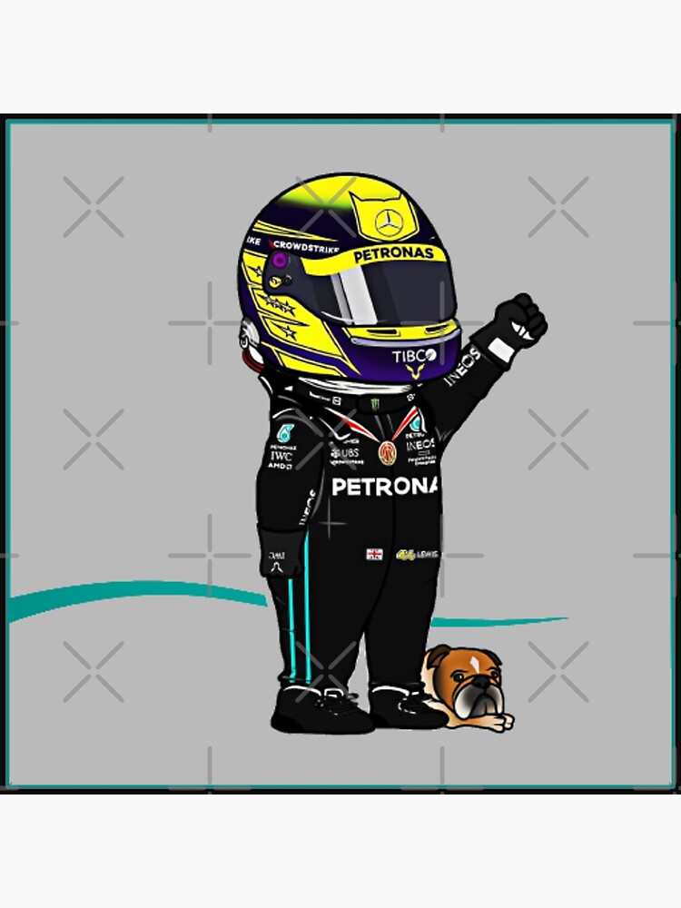 Mini Lewis Hamilton Mercedes F1 2022 Poster For Sale By Ggkshop5