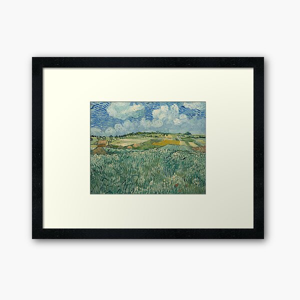Plain Near Auvers by Vincent van Gogh Framed Art Print