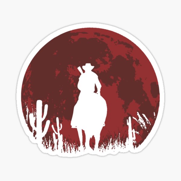 Vista previa del artículo con la obra «Luna Roja», diseñado y vendido por HikingKitos.