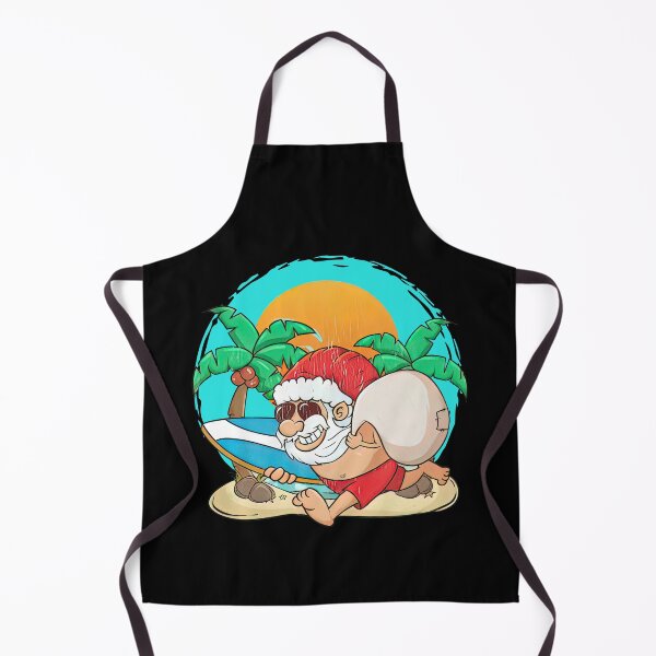 Item preview, Christmas in July Summer Hawaiian Kalikimaka Surfing Santa designed and sold by alanxgoldberger.
