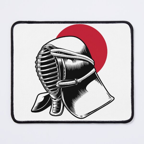 Item preview, Japanese Kendo Mask Rising Sun designed and sold by Minnesnowta.