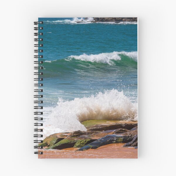 Item preview, Wave Crashing on Moss Covered Rocks at MacMasters Beach NSW Central Coast of Australia designed and sold by suziq1962.
