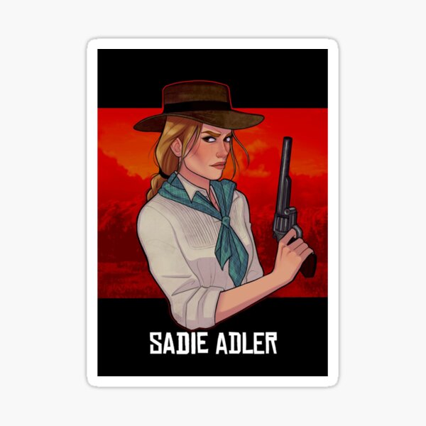 Vista previa del artículo con la obra «Sadie Adler Vaquera Videojuegos», diseñado y vendido por HikingKitos.