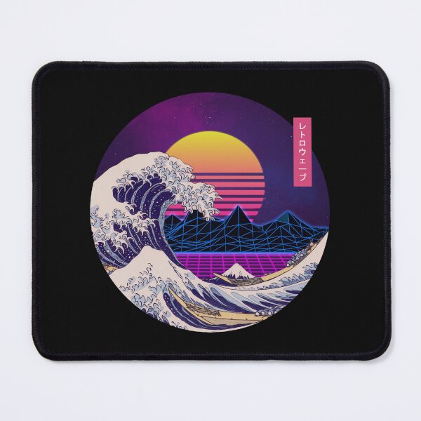 Item preview, The Great Retro Wave Sea designed and sold by Walkssident.