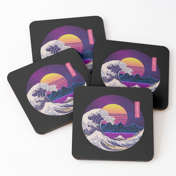 Item preview, The Great Retro Wave Sea designed and sold by Walkssident.
