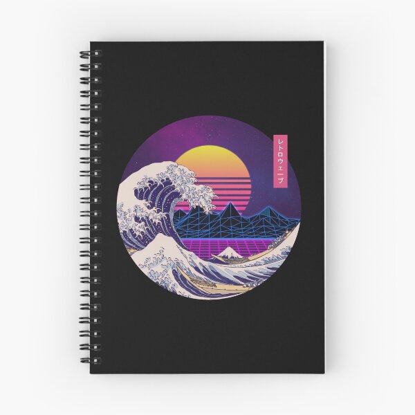 Item preview, The Great Retro Wave Sea designed and sold by Walkssident.