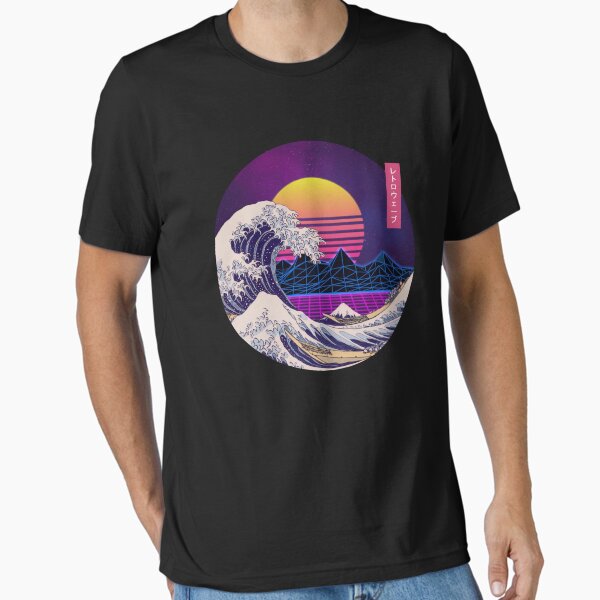 Item preview, The Great Retro Wave Sea designed and sold by Walkssident.