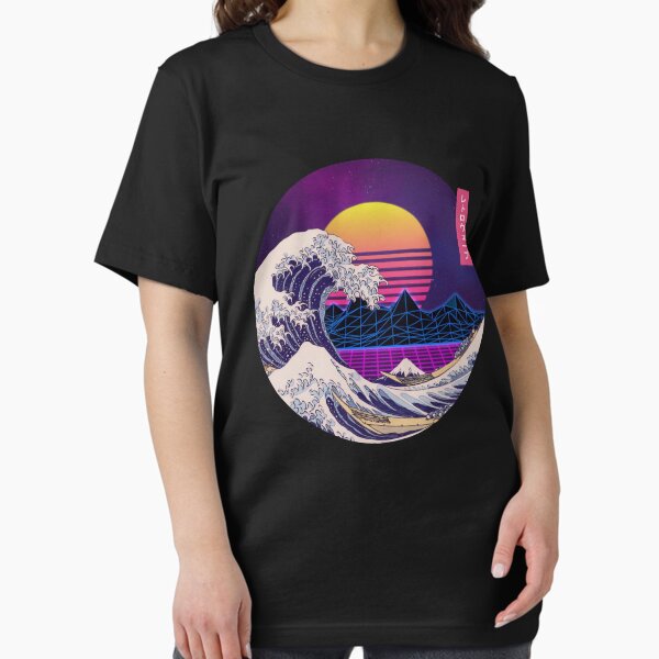 Item preview, The Great Retro Wave Sea designed and sold by Walkssident.