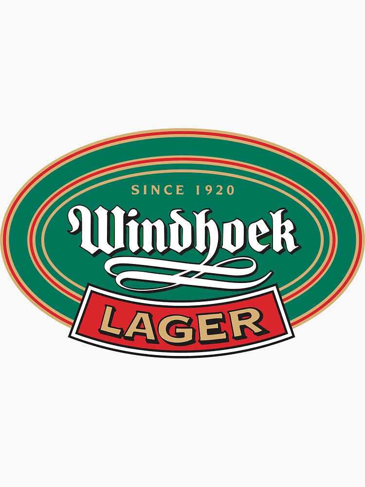 "Caps Lager Windhoek " Sticker for Sale by Redbubble