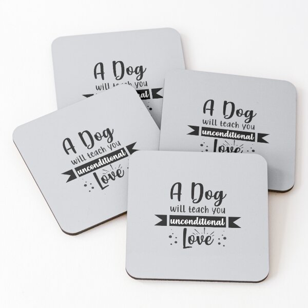 Item preview, A Dog will teach you unconditional love designed and sold by BePosh.