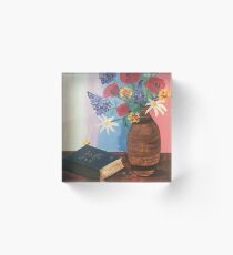 vase of flowers Acrylic Block