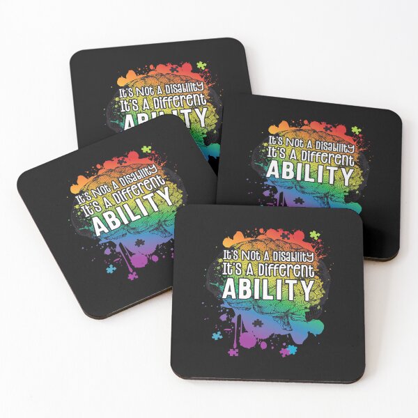 Item preview, Not A Disability A Different Ability Autism Awareness designed and sold by HaaChris-Artis.