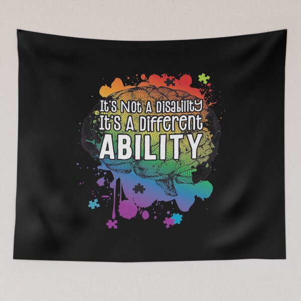 Item preview, Not A Disability A Different Ability Autism Awareness designed and sold by HaaChris-Artis.