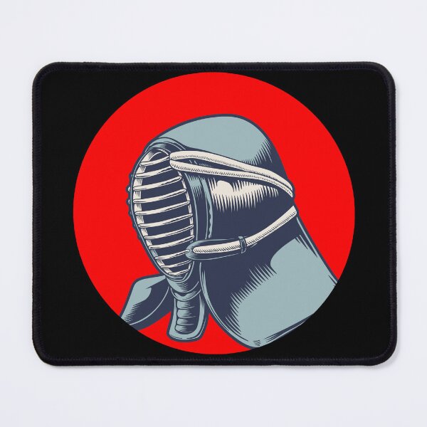 Item preview, Japanese Kendo Mask Red Rising Sun designed and sold by Minnesnowta.