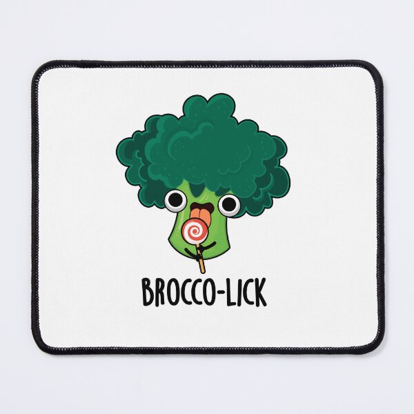 Item preview, Brocco-lick Funny Broccoli Puns  designed and sold by punnybone.