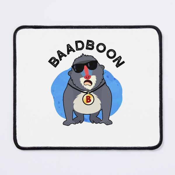 Item preview, Baadboon Funny Baboon Puns  designed and sold by punnybone.