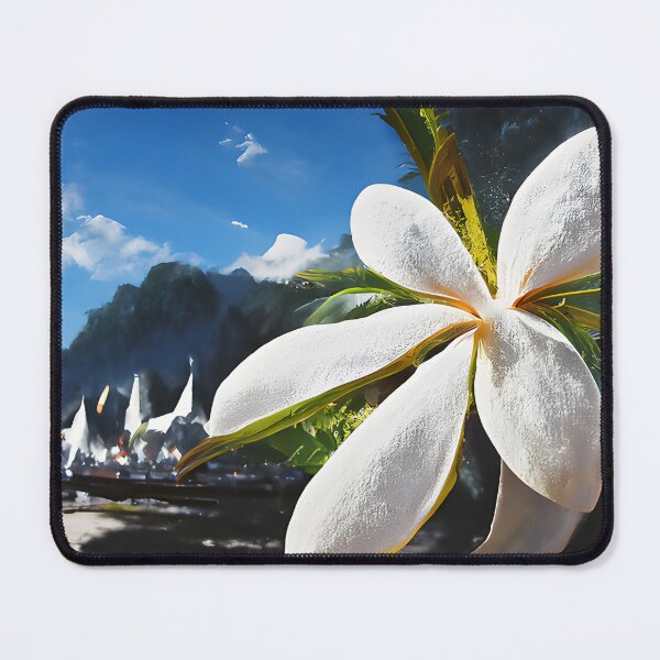 Item preview, Plumeria flower designed and sold by fizzribbit.