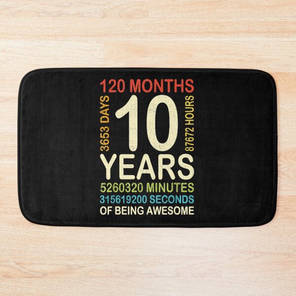 Item preview, 10th Birthday 10 Years of Being Awesome designed and sold by AnitaBice.