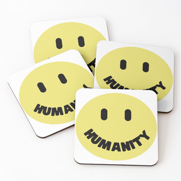 Item preview, Humanity Smiley Face - White background designed and sold by FlippinTurtles.