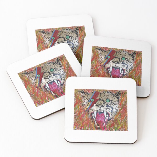 Item preview, leopard head in the reeds - inspired by Iggy n Ziggy   designed and sold by Ererry.