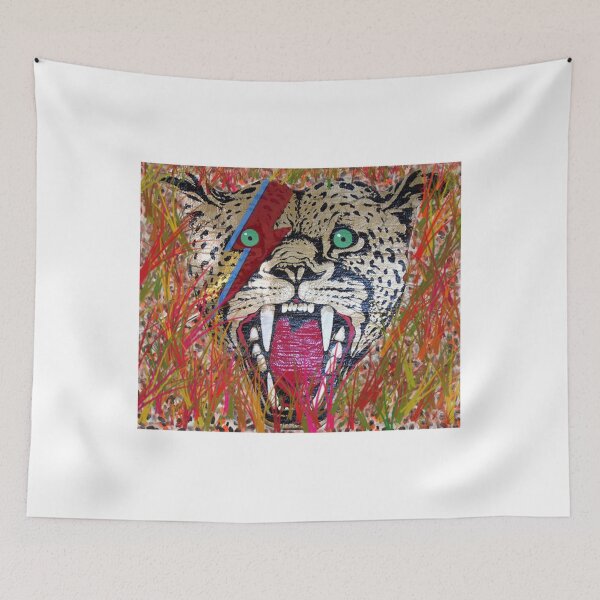Item preview, leopard head in the reeds - inspired by Iggy n Ziggy   designed and sold by Ererry.