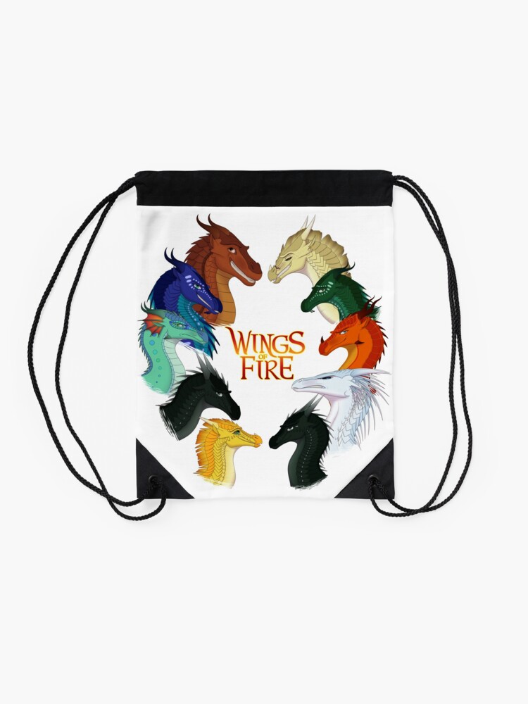 Alternate view of Wings of Fire - All Together Drawstring Bag