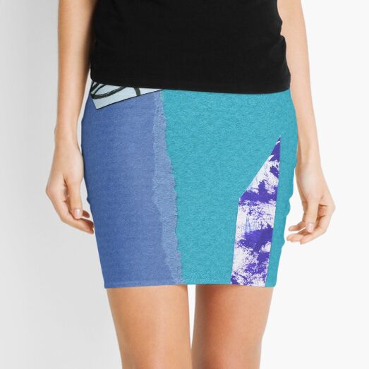 collage Mini Skirt