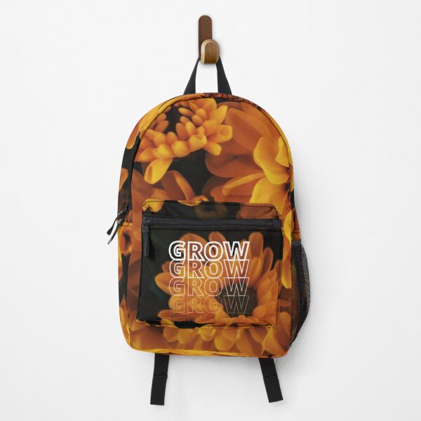 Item preview, GROW (above) - Golden Yellow Flowers, Self Growth, Floral Background designed and sold by AliceSLee.