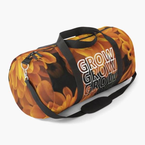 Item preview, GROW (above) - Golden Yellow Flowers, Self Growth, Floral Background designed and sold by AliceSLee.