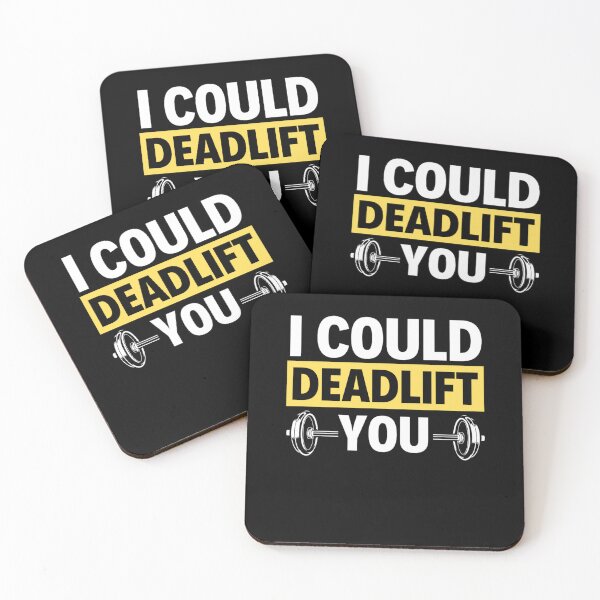Item preview,  I Could Deadlift You | Motivational Gym Quotes  designed and sold by chetan786.