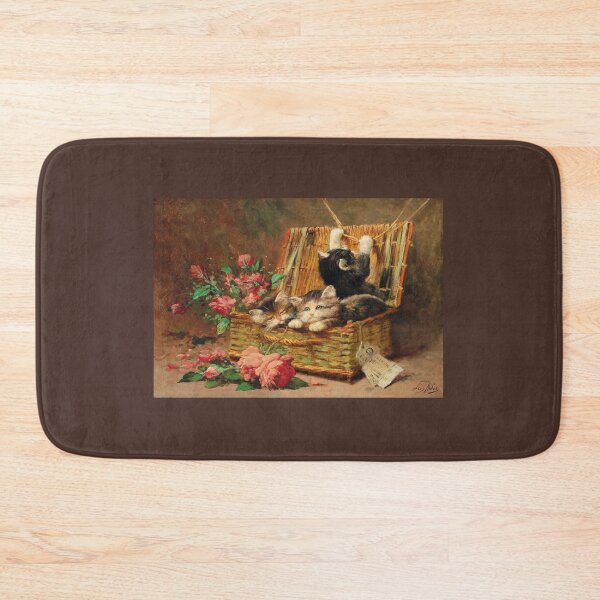 Item preview, A Basket of Cats by Léon Huber designed and sold by Amanda1775.