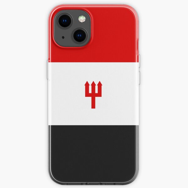 United Trident - Red, White and Black iPhone Soft Case