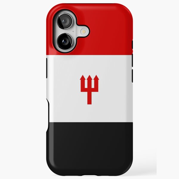 United Trident - Red, White & Black iPhone Tough Case