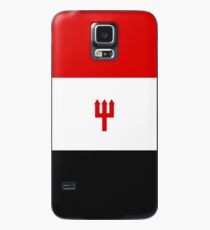 United Trident Design - Red, White & Black Case/Skin for Samsung Galaxy