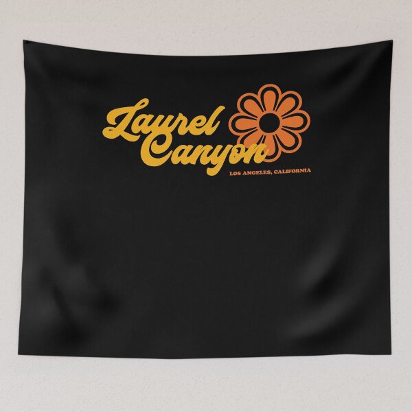 Item preview, More Then Awesome Retro Laurel Canyon Flower Logo Yellow Graphic For Fan designed and sold by Porterkarla853.