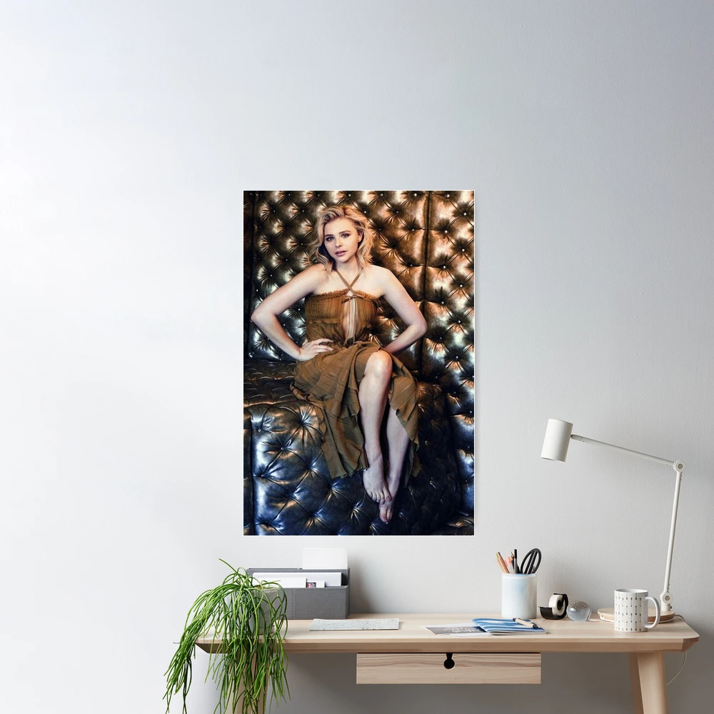 Quadro Placa MDF Poster Chloe Grace Moretz