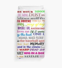 sing! Duvet Cover