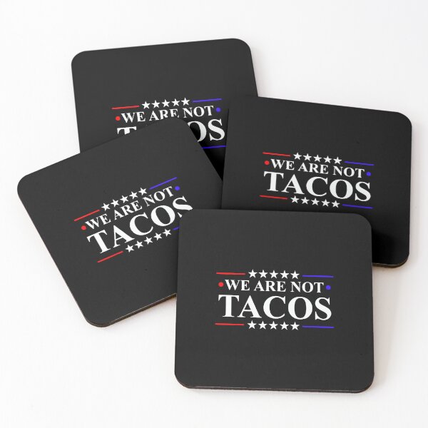 Item preview, we are not tacos shirt , we are not tacos american flag 2022 tee, we are not tacos funny jill biden designed and sold by kokpapsih21.